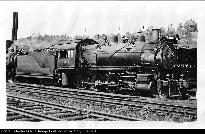 PRR 2-8-0 #8470 - Pennsylvania RR (ex-8500, nee-2312)